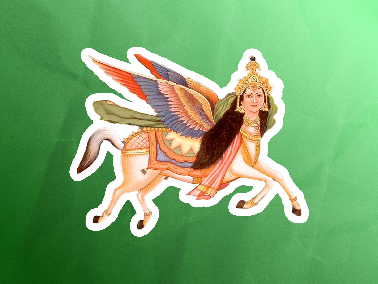 Образ ал-Бурака в мемориальном камне горного Дагестана